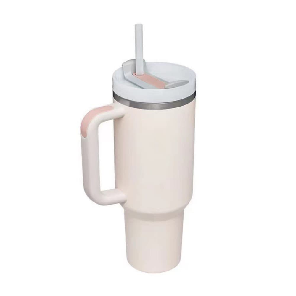 40 oz Insulated Stainless Steel Tumbler w/ Lid & Straw gallery 5
